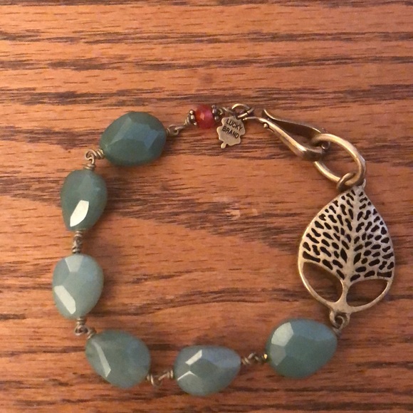Lucky Brand Jewelry - 🍀 Lucky Brand Green Stone Bracelet